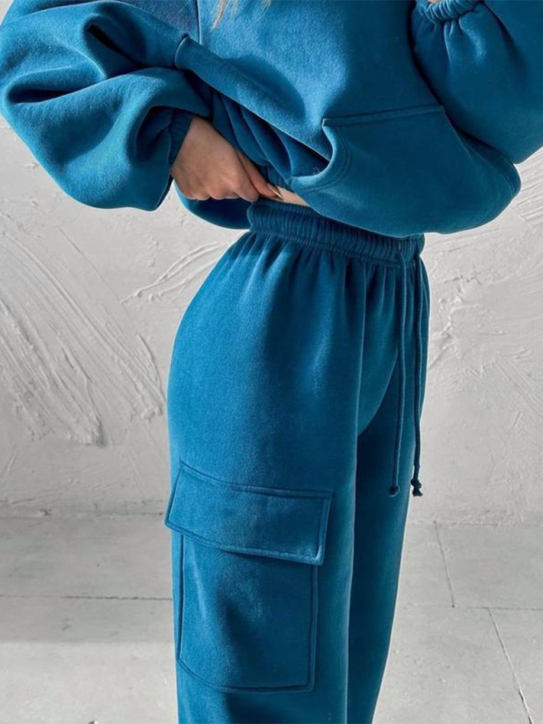Damen neues modisches, sportliches, lässiges Pullover-Set
