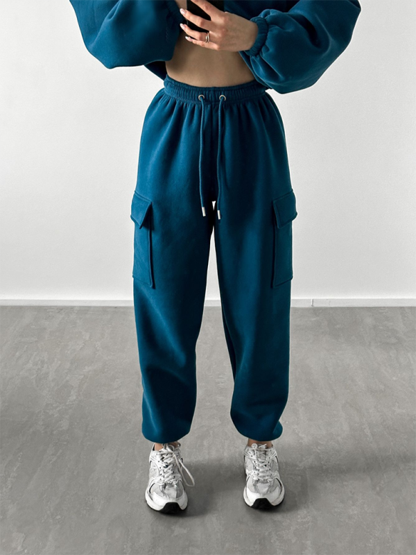Damen neues modisches, sportliches, lässiges Pullover-Set