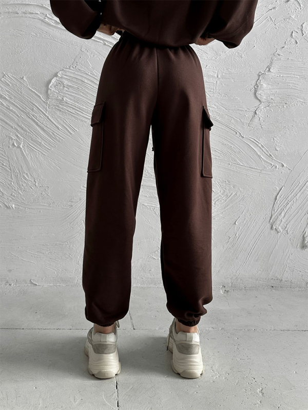 Damen neues modisches, sportliches, lässiges Pullover-Set
