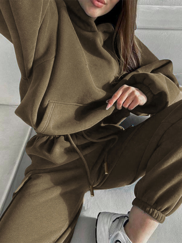 Damen neues modisches, sportliches, lässiges Pullover-Set