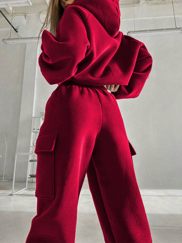 Damen neues modisches, sportliches, lässiges Pullover-Set