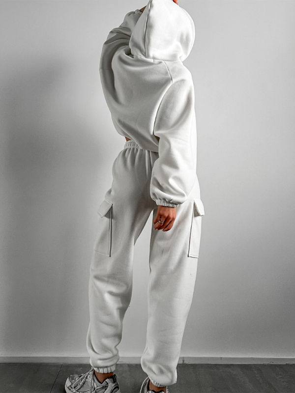 Damen neues modisches, sportliches, lässiges Pullover-Set