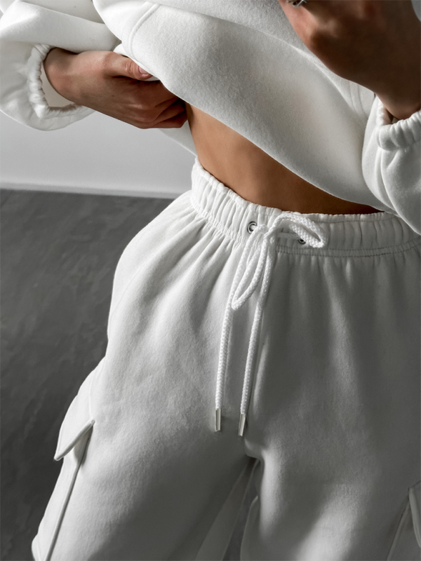 Damen neues modisches, sportliches, lässiges Pullover-Set