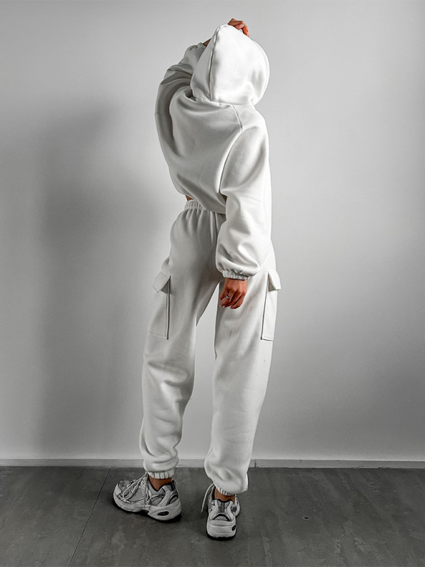Damen neues modisches, sportliches, lässiges Pullover-Set