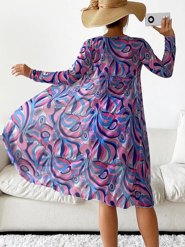 Bikini trois pièces fendu, taille haute, manches longues, chemisier avec cordon de serrage