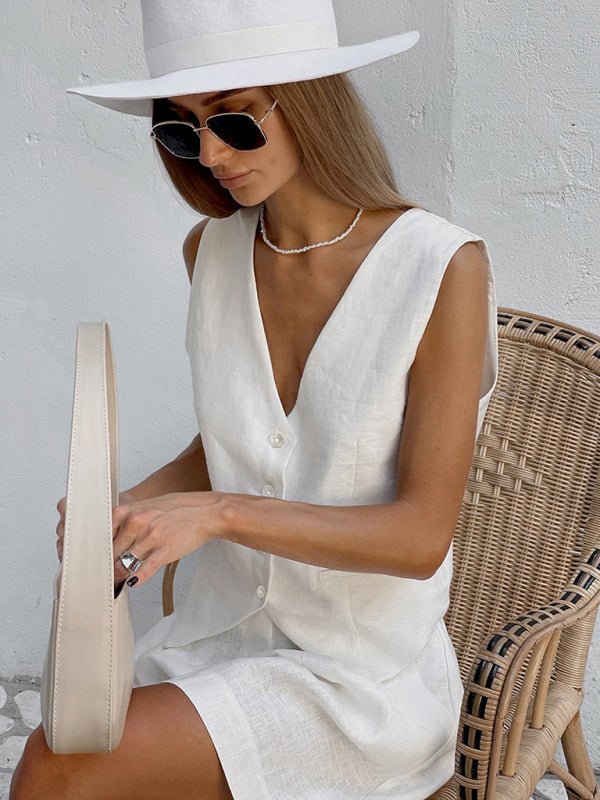 Suit Vest Suit Women&