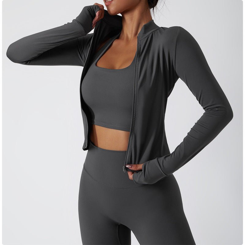 Veste cardigan respirante à manches longues pour femme, séchage rapide