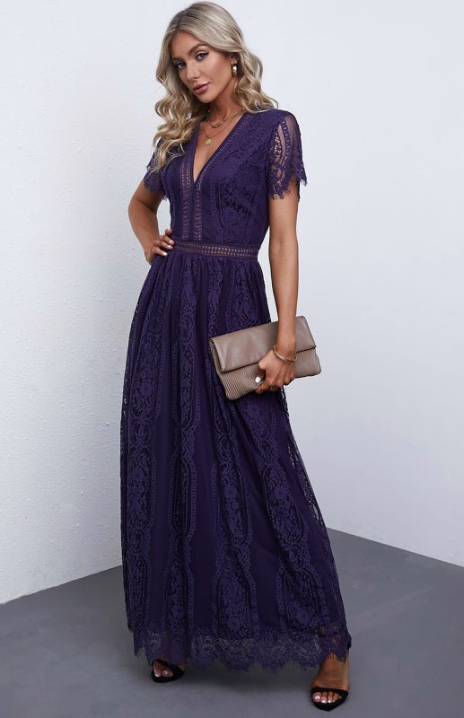 Damen-Maxikleid „Fill Your Heart“ mit Spitze