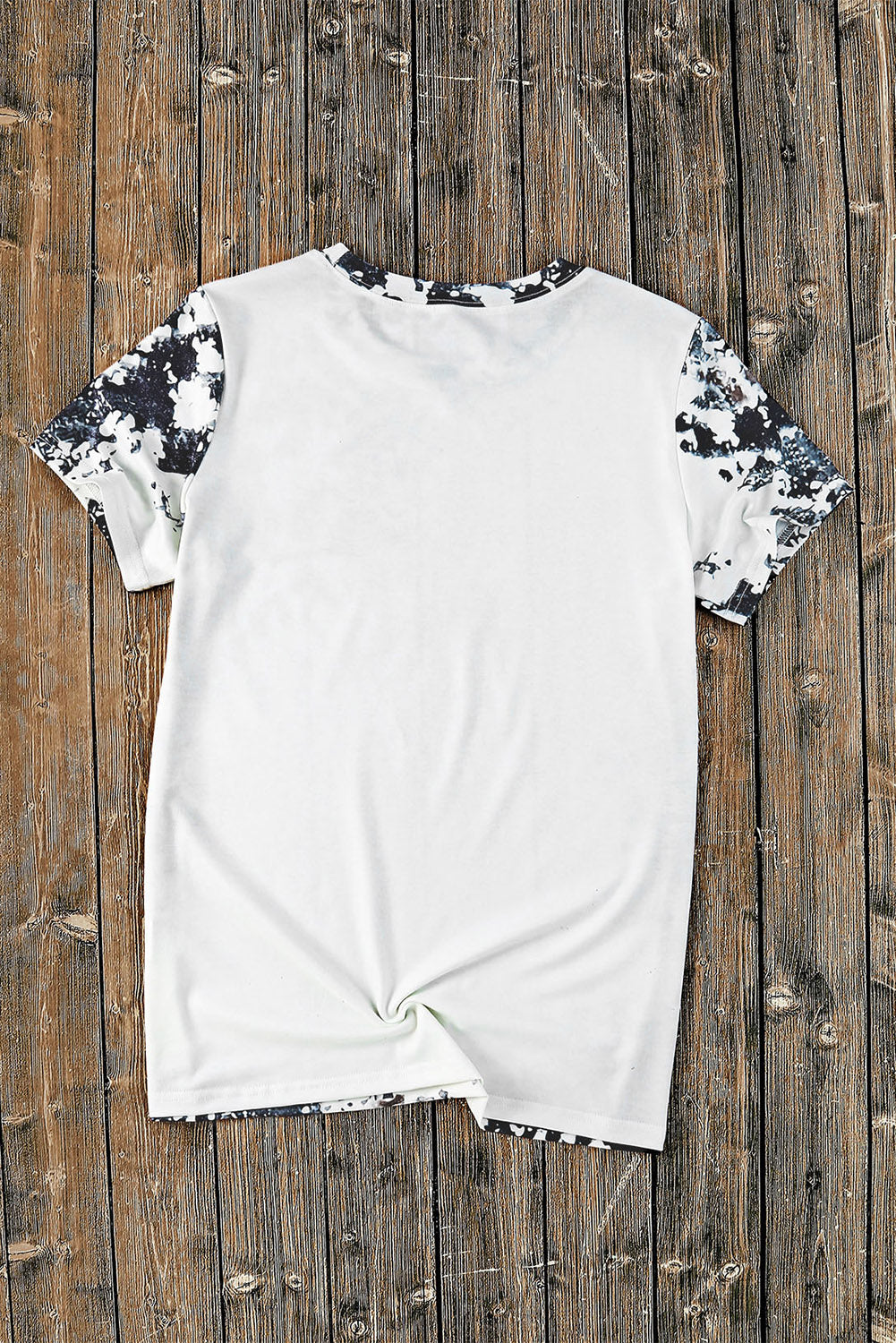 Guitar Graphic Round Neck Short Sleeve T-Shirt