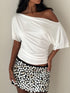 One Shoulder Short Sleeve T-Shirt