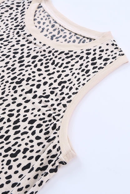 Printed Round Neck Tank