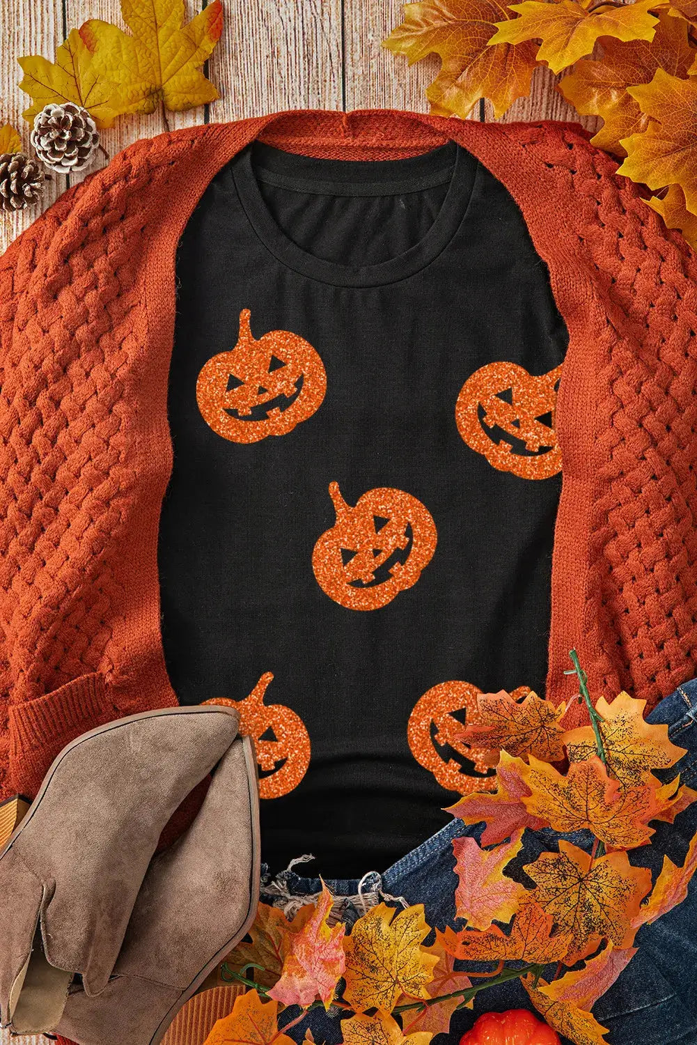 Styled glitter Jack-O&