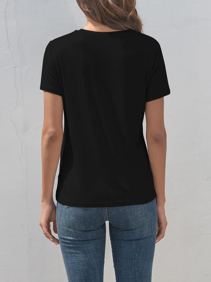 Cross Graphic Round Neck T-Shirt