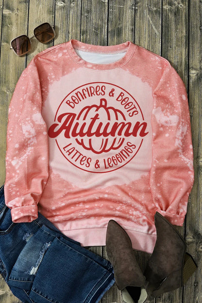 Letter Graphic Long Sleeve Sweatshirt