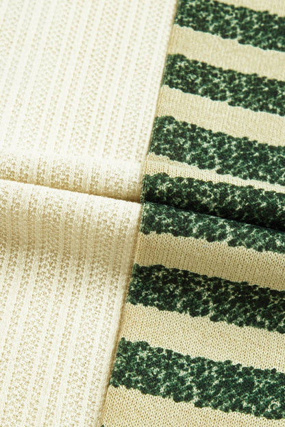 Close-up of striped fabric texture