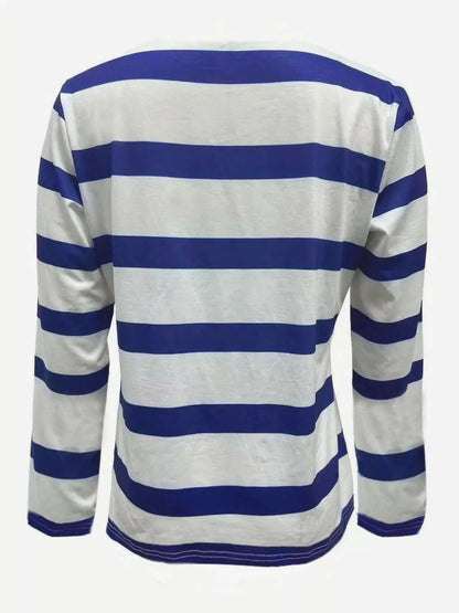 Notched Long Sleeve T-Shirt