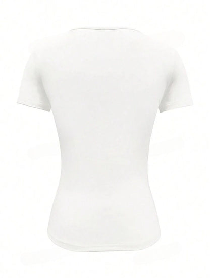 Round Neck Short Sleeve T-Shirt