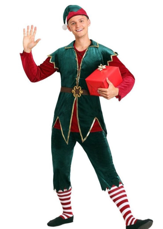 Costume de Noël COS robe de Noël femme clown 