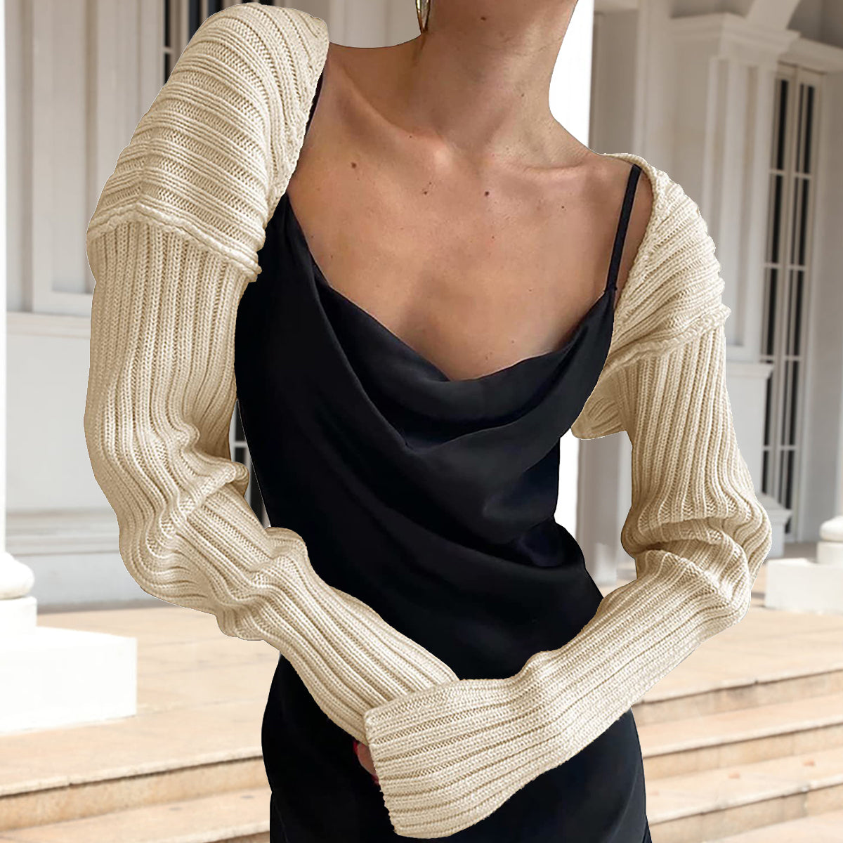 Long Sleeve Knit Bolero