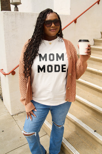 Simply Love Full Size MOM MODE Short Sleeve T-Shirt