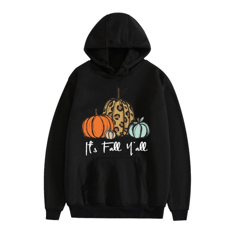 Pumpkin Halloween 3D digital printing hoodie