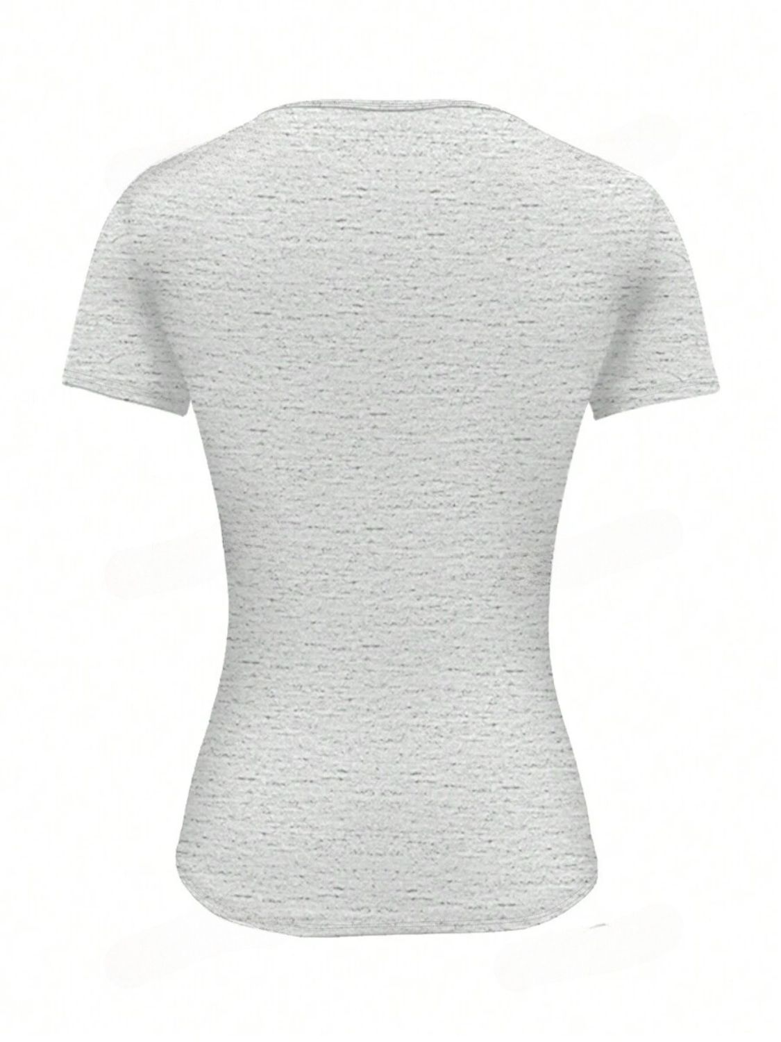 Round Neck Short Sleeve T-Shirt