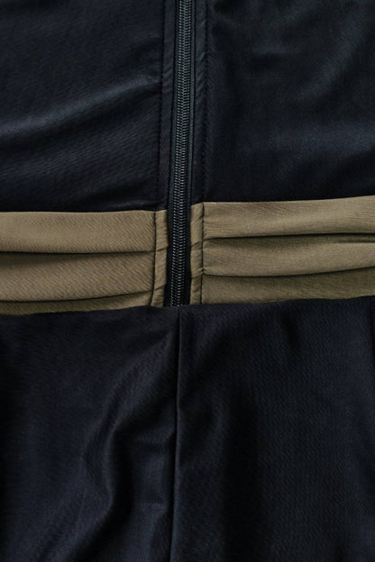 Close-up of waist detail on swimwear