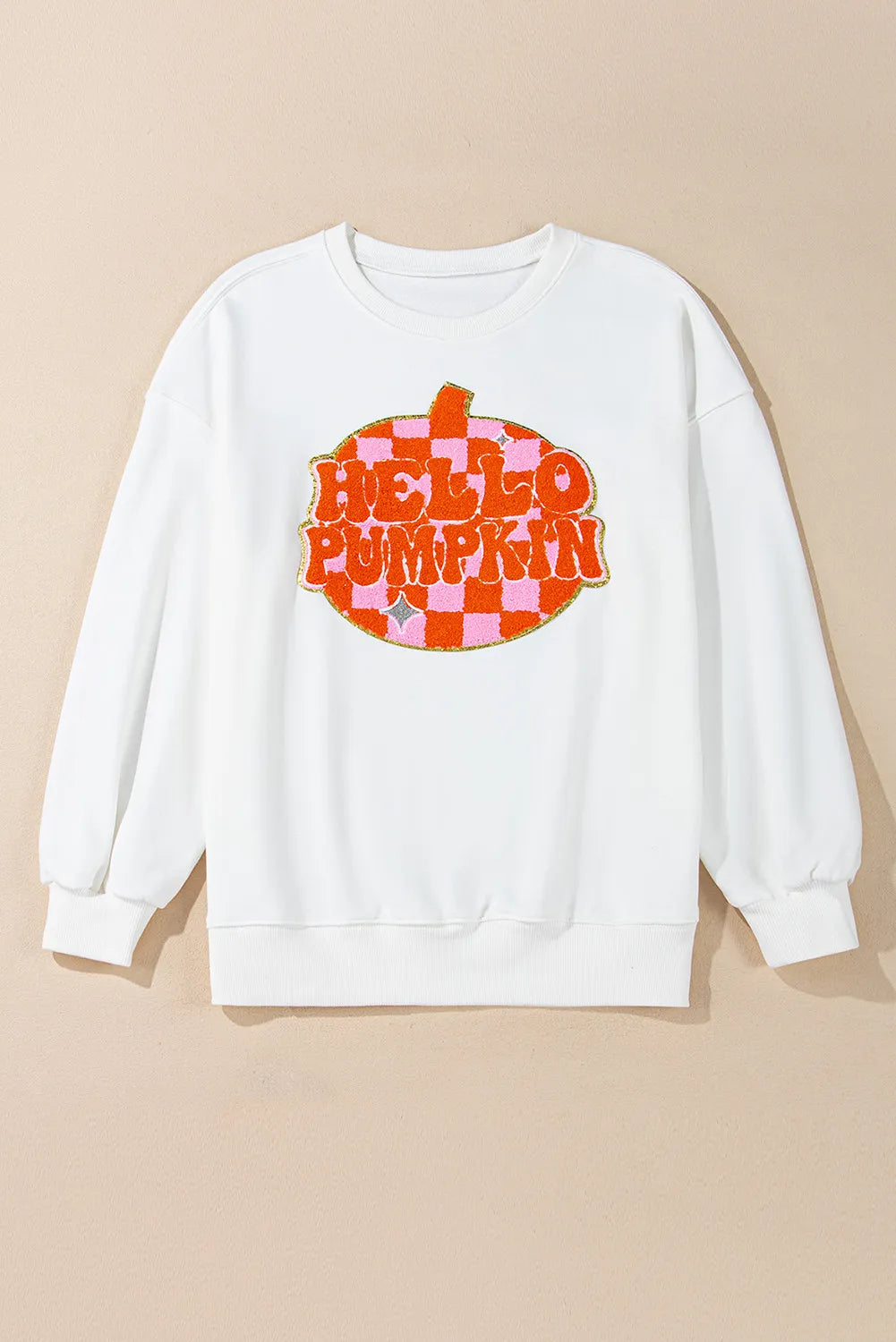 Graphic Round Neck Long Sleeve Sweatshirt