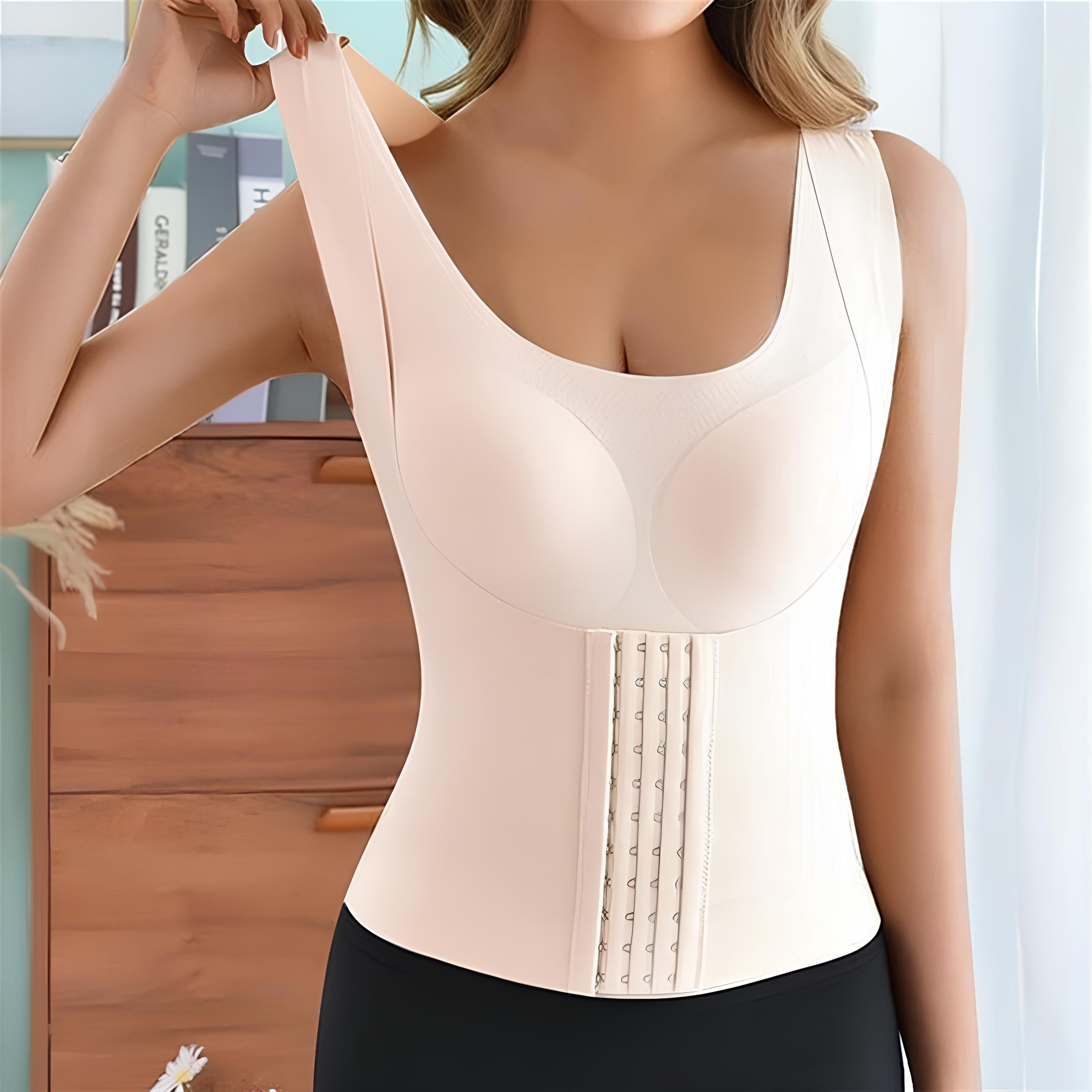 Basic Bae Scoop Neck Shapewear Tank with Removable Paddings