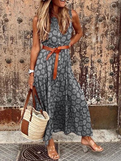 Casual Bohemian Summer Polka Dot Dress