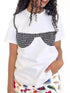 Full Size Bra Graphic Short Sleeve T-Shirt Plus Size