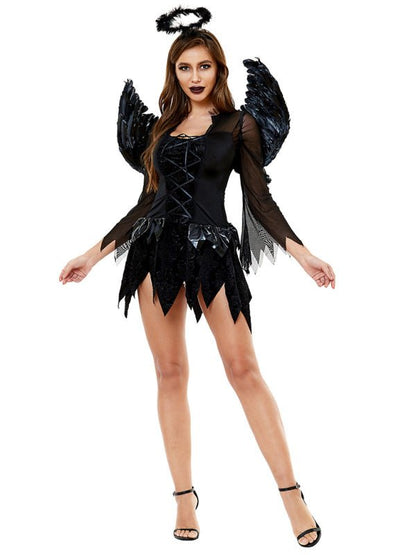 Dark Angel Dress Witch European and American Ladies Vampire Bridal Dress