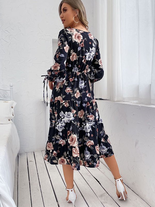 Robe à manches longues pour femmes européennes et américaines, nouveau produit explosion 