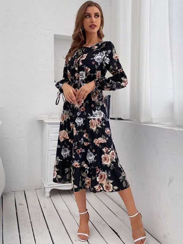 Robe à manches longues pour femmes européennes et américaines, nouveau produit explosion 