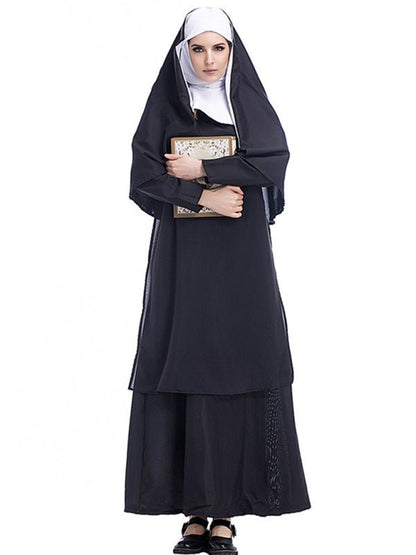 Costume de cosplay de robe noire d&