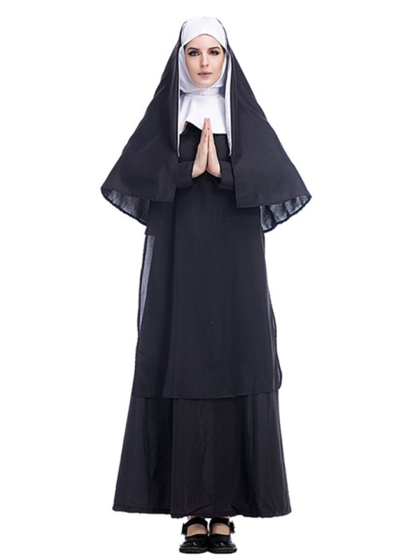 Costume de cosplay de robe noire d&