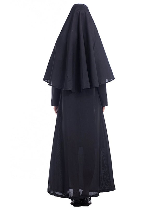 Costume de cosplay de robe noire d&