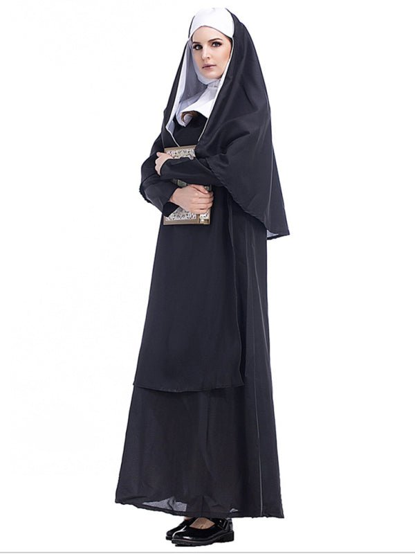 Costume de cosplay de robe noire d&