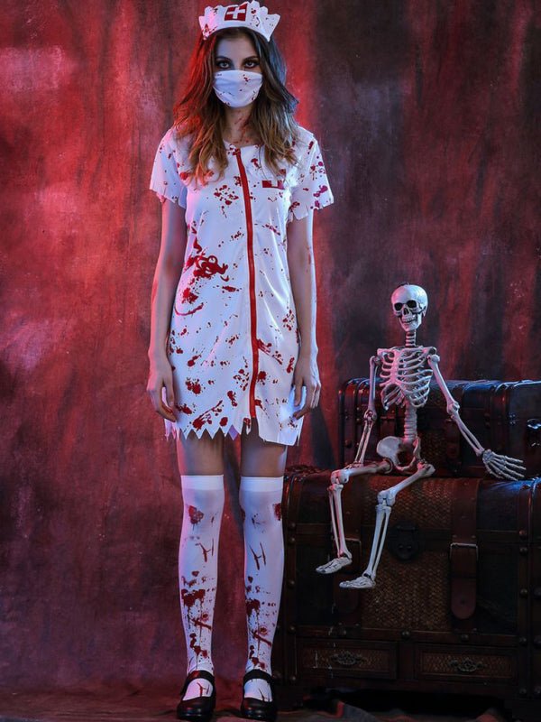 Halloween Costume Halloween Horror Bloody Nurse Costume