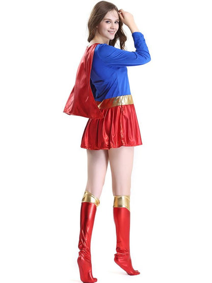 Halloween Costume Sexy Supergirl Costume Set