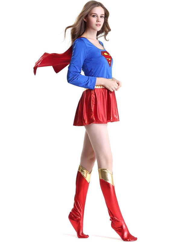 Halloween-Kostüm Sexy Supergirl-Kostüm-Set 