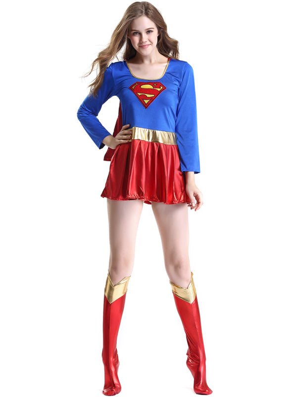 Halloween-Kostüm Sexy Supergirl-Kostüm-Set 