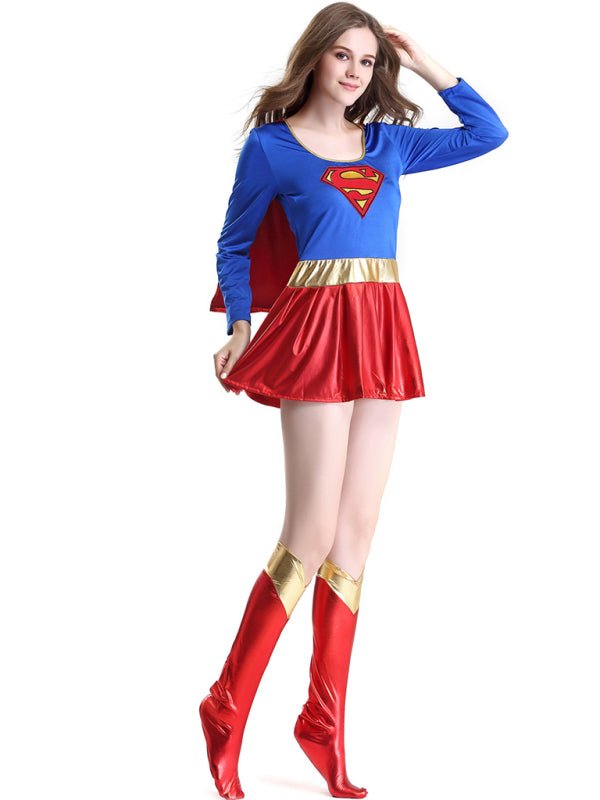 Halloween-Kostüm Sexy Supergirl-Kostüm-Set 