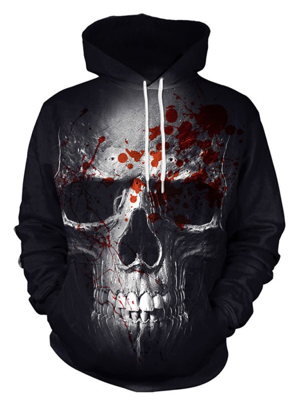 Halloween Horror 3D Digital Printed Hooded Sweatshirt