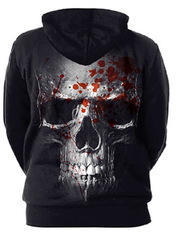 Halloween Horror 3D Digital bedrucktes Kapuzenpullover 