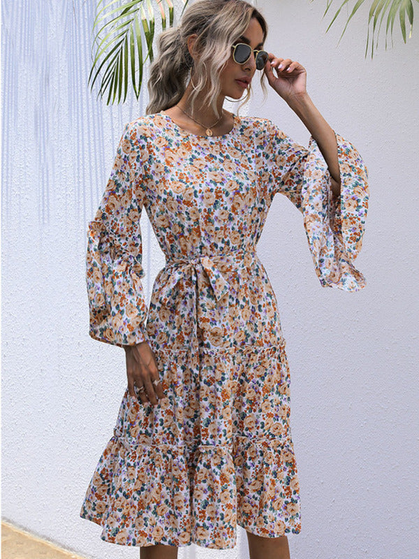 Robe Intemporelle Fluide Et Florale Femme 