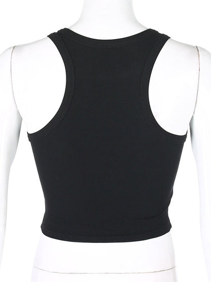 Einfarbiges Basic-Baselayer-Stretch-Tanktop für Damen 