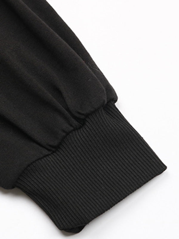 Vintage Top Beaded Long Sleeve Black Knit Sweater