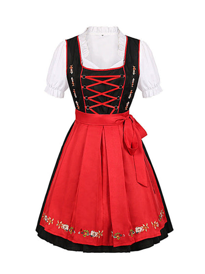 Halloween carnival costume German Oktoberfest costume Bavarian women&
