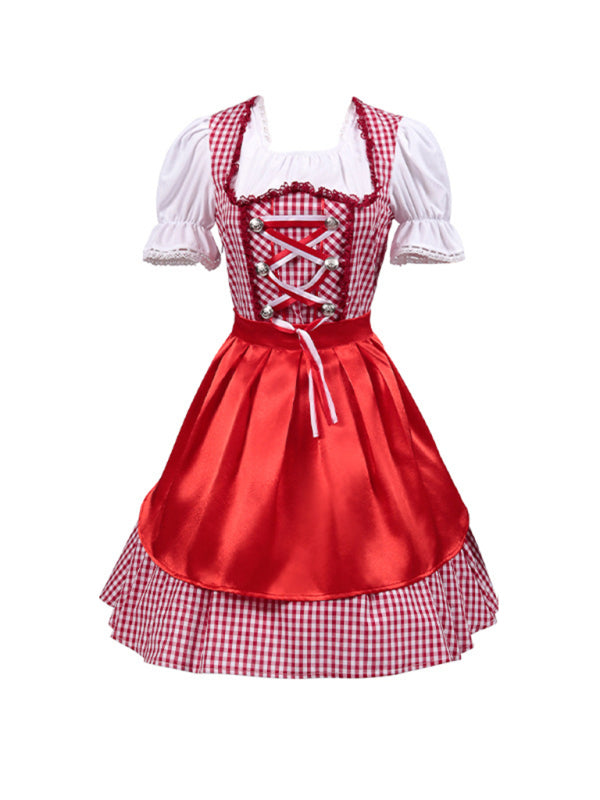 Halloween carnival costume German Oktoberfest costume Bavarian women&